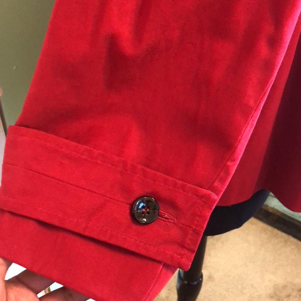 Red Pea Coat - Picture 4 of 4